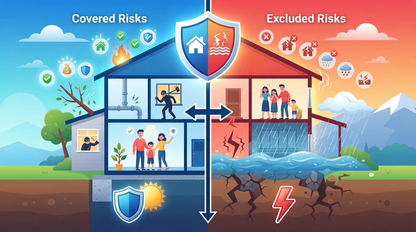 Visual guide on property risk exclusions